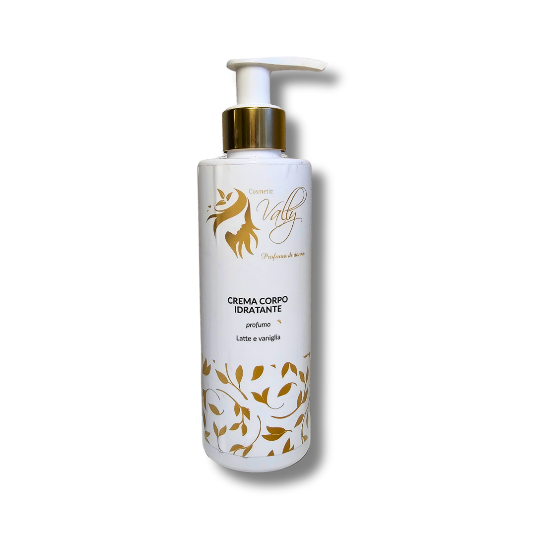 CREMA CORPO IDRATANTE profumo latte e vaniglia 200 ml